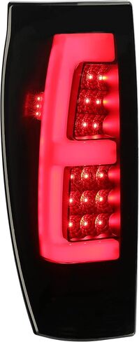 HECASA Tail Lights Compatible with 2002-2006 Chevy Chevrolet Avalanche 1500 2500 LED Tube Bar Replacement for GM2800153 GM2801153 Rear Brake Lamps Taillights Smoke Lens Black Housing in Saudi Arabia