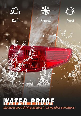 Rear Tail Light for 2005 Honda Accord 4 Door Sedan Taillight Assembly body mounted replaces OE Style Rear Lamp Driver and Passenger Side(Bulbs Not Includ) in Kuwait