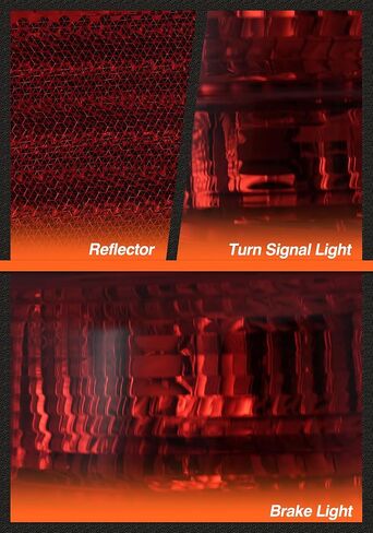 Rear Tail Light for 2005 Honda Accord 4 Door Sedan Taillight Assembly body mounted replaces OE Style Rear Lamp Driver and Passenger Side(Bulbs Not Includ) in Kuwait