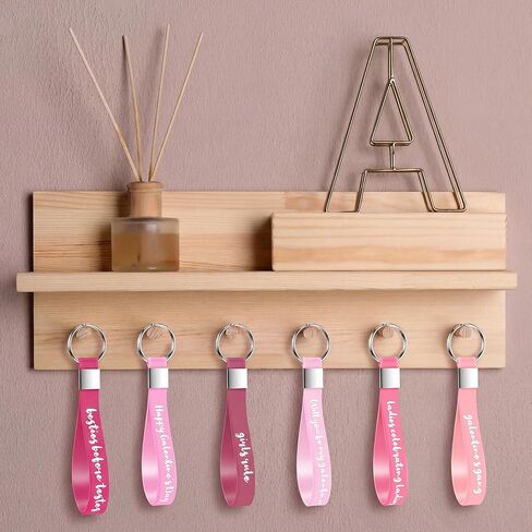 Tondiamo 12 جهاز كمبيوتر شخصى Galentines Day Party Favors ملهمة إقتباس سلاسل المفاتيح الوردي السائبة Galentines هدايا تحفيزية سيليكون سلاسل المفاتيح مجموعة - حزب صالح للنساء الفتيات الإناث الأصدقاء in Saudi Arabia