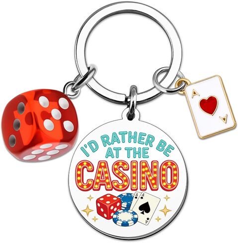 فتحة آلة المفاتيح كازينو هدايا للنساء الرجال القمار هدايا للنساء مقامر بوكر كازينو تحت عنوان هدية محظوظ المفاتيح in Kuwait