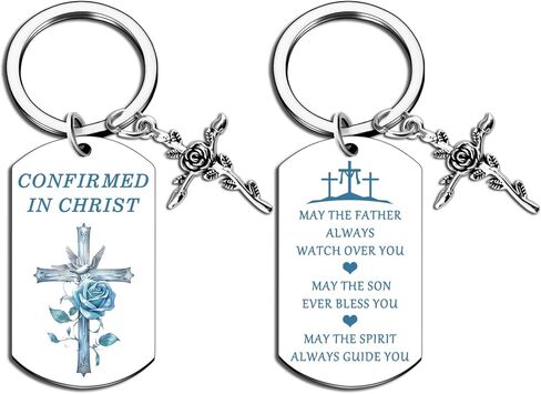 Jesus Bible Verbe Keychain Accessories Christian Gifts for Women Confirmation Gifts For Teen Girls Boys First Communion Gift for Girls in Kuwait