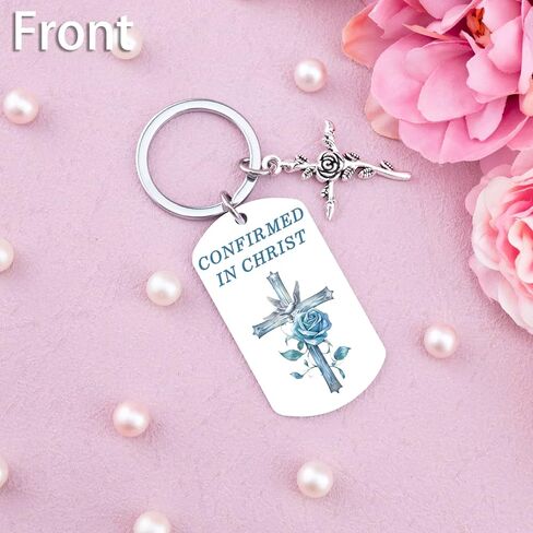 Jesus Bible Verbe Keychain Accessories Christian Gifts for Women Confirmation Gifts For Teen Girls Boys First Communion Gift for Girls in Kuwait