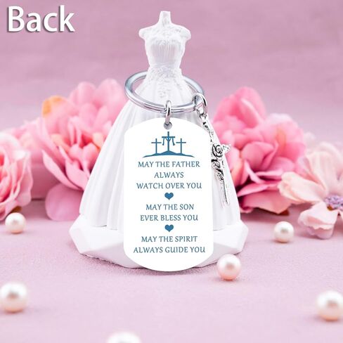 Jesus Bible Verbe Keychain Accessories Christian Gifts for Women Confirmation Gifts For Teen Girls Boys First Communion Gift for Girls in Kuwait