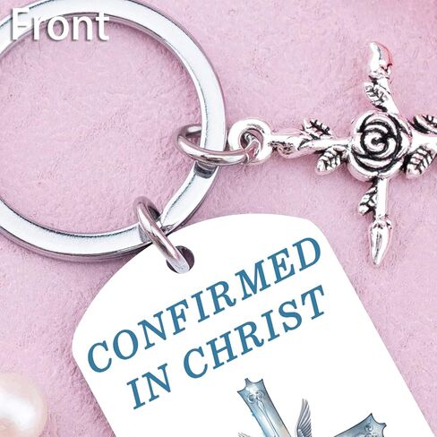 Jesus Bible Verbe Keychain Accessories Christian Gifts for Women Confirmation Gifts For Teen Girls Boys First Communion Gift for Girls in Kuwait