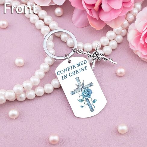Jesus Bible Verbe Keychain Accessories Christian Gifts for Women Confirmation Gifts For Teen Girls Boys First Communion Gift for Girls in Kuwait