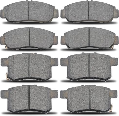 D1506 D1451 Front Rear Semi-metallic Brake Pads Sets Compatible with Honda Accord 2008-2012, Acura TSX 2009-2014 in Kuwait