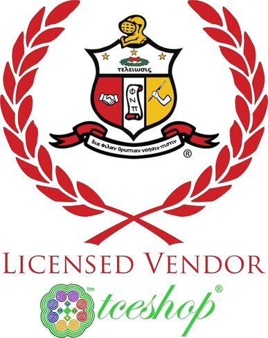 Kappa Alpha/Α Psi 1911 Phi Nu Pi Split License Plate Frame [Silver Standard Frame - Silver/Red - Car/Truck] - ID#121808 in Kuwait