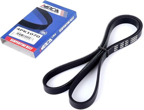 4PK870 4PK1050 4PK1070 3X EPDM Serpentine Drive Belt Fit for Toyota 1995-2004 Tacoma 3.4L, 1996-2002 4Runner 3.4L, 1995-1998 T100 3.4L in Kuwait