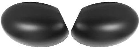 Replacement Mirror Cover Compatible with BMW MINI Cooper R50 R52 R53 2001-2006, Left & Right Set, OE 489120050 489120060, Black Plastic Side Mirror Housing in Kuwait