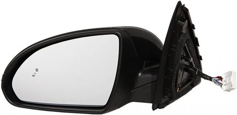 For Kia Optima 2016 2017 2018 2019 Door Mirror Passenger Side | Power | Heated | w/Memory Adjust System | w/Blind Spot Detection | w/Signal Indicator | Paint To Match | For 87620-D5050 | KI1321205 in Saudi Arabia