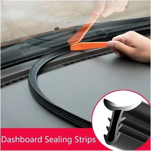 1.6M Car Stickers Dashboard Sealing Strip Sound Insulation Rubber Strip in Kuwait