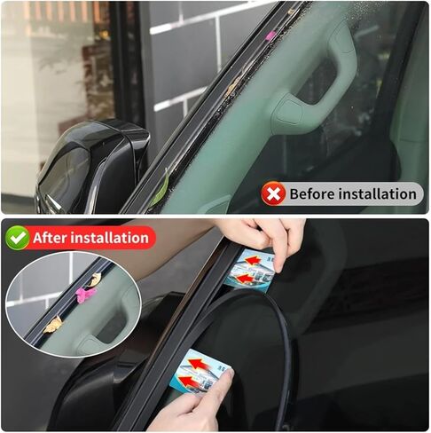 For 2010-2023 Windshield Rubber Seal Waterproof Dustproof Anti-Noise Accessories(150 Sealing Strip) in Saudi Arabia