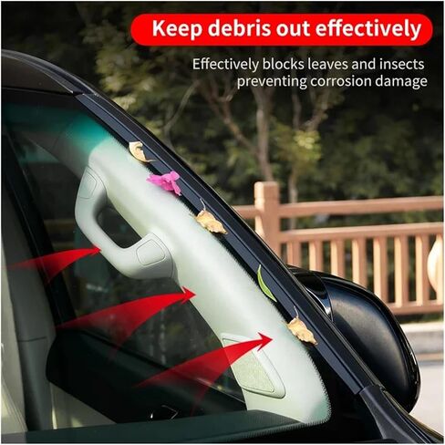 For 2010-2023 Windshield Rubber Seal Waterproof Dustproof Anti-Noise Accessories(150 Sealing Strip) in Saudi Arabia