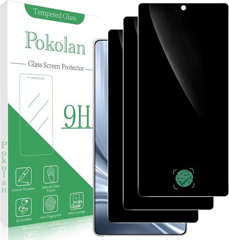 Pokolan (3 Pack) Designed for Samsung Galaxy A16 5G Tempered Glass Screen Protector, Anti Scratch, Bubble Free in Kuwait