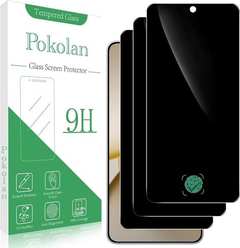 Pokolan (3 Pack) Designed for Samsung Galaxy A16 5G Tempered Glass Screen Protector, Anti Scratch, Bubble Free in Kuwait