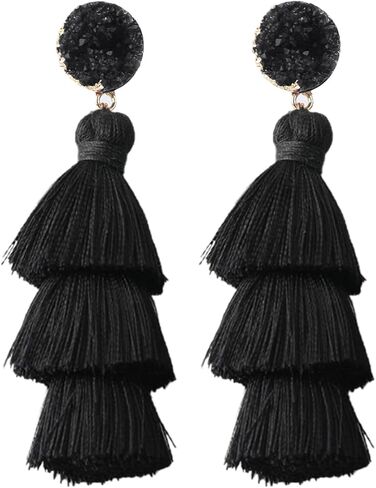 Tassel Earrings for Women Dangle, Statement Earrings, Dangle Earring for Women in Saudi Arabia