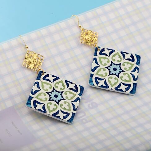 HOLLP Lemon Lover Gift Positano Italy Gifts Positano Delicious Italian Lemons Fresh from the Amalfi Coast Italy Earring Brooch Jewelry (Earring-3) in Saudi Arabia