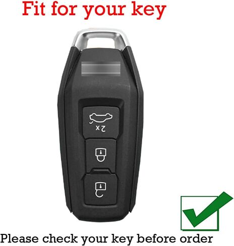 Cowhide Leather Car Key Fob Cover Case Fit for Audi A3 A5L A6 Avant E-tron Q6 Q5 SUV A6L Q6L Q5 New 2025 Key Protective Cover Keychain Hand Made Key Holder Protector Accessories Gift Black in Saudi Arabia
