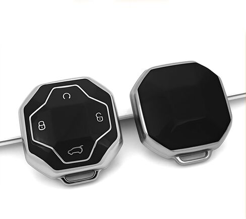 for Chery Jetour T2 Traveler 2023 2024 Key Fob Shell Case with Keychain Keyless Entry Remote Control 4 Button Key Fob Cover Holder in Kuwait