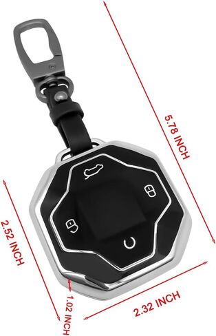 for Chery Jetour T2 Traveler 2023 2024 Key Fob Shell Case with Keychain Keyless Entry Remote Control 4 Button Key Fob Cover Holder in Kuwait