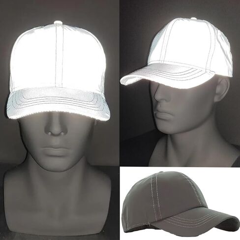 Reflective Hat Caps Fluorescent Hats Festival Gift for Men Women Funny Baseball Cap in Saudi Arabia