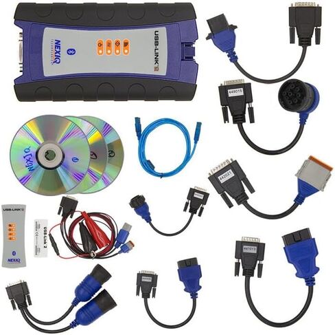 أداة الماسح الضوئي التشخيصي لحفارة الشاحنة العالمية لـ Nexiq USB Link 2 مهايئ الواجهة تشخيص الماسح الضوئي للشاحنة الثقيلة.OE#124032 in Kuwait