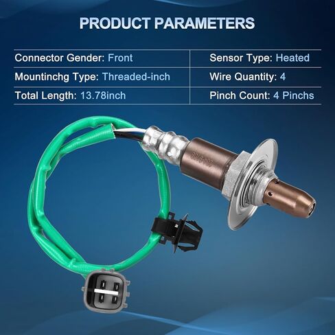 مستشعر الأوكسجين O2 المنبع لسوبارو فورستر 2.5L 2011-2013، XV Crosstrek 2.0L 2013-2014، Impreza 2.0L 2012-2014، استبدال مستشعر O2 234-9109 2349109 22641-AA610 1 قطعة in Saudi Arabia