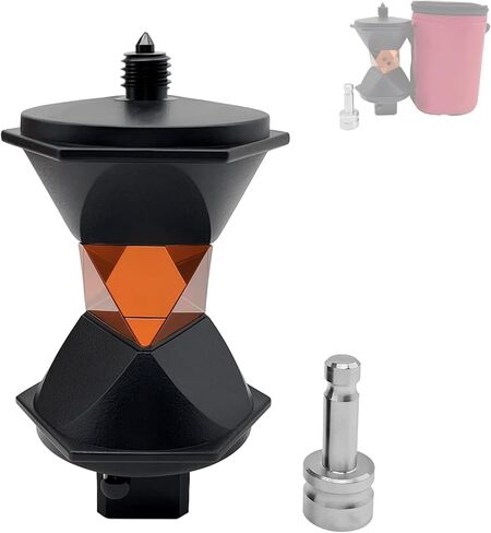 GRZ122 عاكس منشوري مسح بديل 360 درجة متوافق مع محطة إجمالي روبوتية على الطراز السويسري 360 منشور عاكس للمسح مع محول in Kuwait