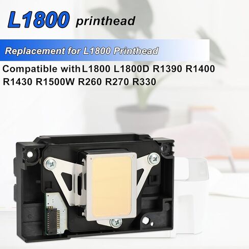 Ademon Upgrade L1800 DTF Printhead Replacement for L1800 L1800D R1390 R1400 R270 R1500W R260 R1430 R330 DTF Printer, Easy to Installation in Kuwait