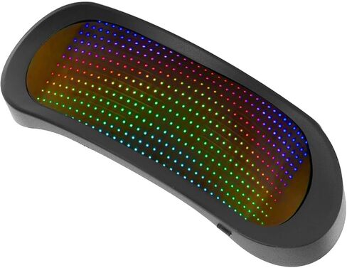نظارات Zyyini LED المضيئة، 4 أوضاع قابلة للبرمجة بدون إطار وقابلة للتخصيص BT نظارات مضيئة بالألوان الكاملة، تتوهج في الظلام أساسيات الحفلات، التحكم في التطبيق، لنظام iOS، لنظام Android in Saudi Arabia