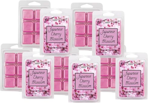 The Candle Daddy Japanese Cherry Blossom Scented Wax Melts, 5 Pack Set, 10 Oz Total - 30 Total Cubes in Saudi Arabia