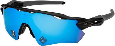 نظارات Oakley Radar EV Path الشمسية باللون الأسود غير اللامع مع عدسة مستقطبة للمياه العميقة Prizm + حافظة صلبة in Saudi Arabia