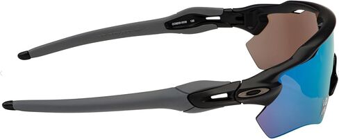 نظارات Oakley Radar EV Path الشمسية باللون الأسود غير اللامع مع عدسة مستقطبة للمياه العميقة Prizm + حافظة صلبة in Saudi Arabia