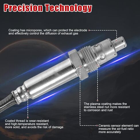 Nitrogen Oxide Sensor Downstream 68085740AA NOx Sensor Compatible with Dodge Ram 2500 & for 3500 & for 4500 & for 5500 2013-2015 & for Cummins ISB 13-16 in Kuwait