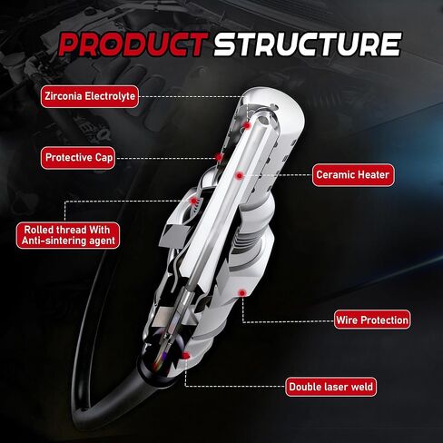 2Pcs Oxygen Sensors Upstream 234-4368 & Downstream 234-4601 Compatible for Honda Pilot 2003-2004 Acura Mdx 2001-2002 [3.5L V6] Only in Kuwait