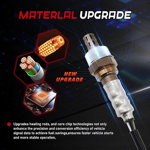 2Pcs Oxygen Sensors Upstream 234-4368 & Downstream 234-4601 Compatible for Honda Pilot 2003-2004 Acura Mdx 2001-2002 [3.5L V6] Only in Kuwait