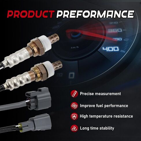 2Pcs Oxygen Sensors Upstream 234-4368 & Downstream 234-4601 Compatible for Honda Pilot 2003-2004 Acura Mdx 2001-2002 [3.5L V6] Only in Kuwait