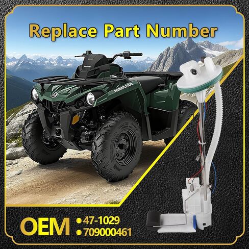 وحدة مضخة الوقود لسيارة Can-Am 2015-2023 Outlander 450 570 (تشمل الحالة القصوى)، 2016-2022 Renegade 570، 2015 Outlander L 500، استبدل OEM #709000461 47-1029 in Kuwait