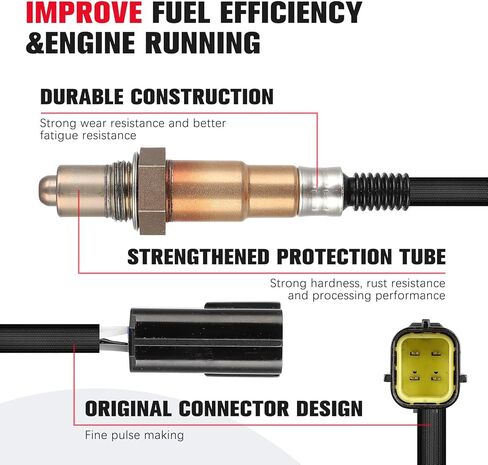 O2 Oxygen Sensor Compatible for Chevrolet Aveo Aveo5 2009 2010 2011 & for Pontiac G3 2009 2010, L4 1.6L, Upstream in Saudi Arabia