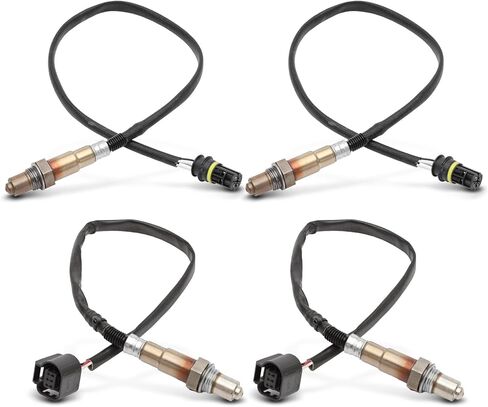 A-Premium O2 Oxygen Sensor Compatible with BMW X5, 550i, 550i GT, 550i GT xDrive, 550i xDrive, X6, 750i, 750i xDrive, 750Li, 750Li xDrive, 760Li, X6, 650i, 650i xDrive, Upstream & Downstream, 4-PC Set in Saudi Arabia