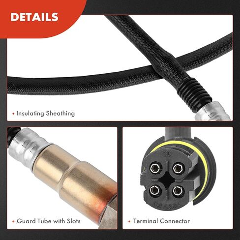 A-Premium O2 Oxygen Sensor Compatible with BMW X5, 550i, 550i GT, 550i GT xDrive, 550i xDrive, X6, 750i, 750i xDrive, 750Li, 750Li xDrive, 760Li, X6, 650i, 650i xDrive, Upstream & Downstream, 4-PC Set in Saudi Arabia