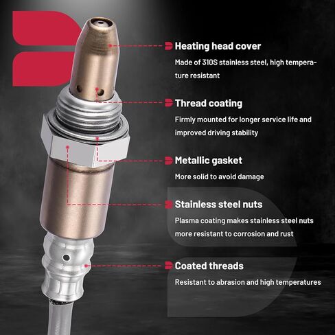 مستشعر الأكسجين BDFHYK Upstream O2، متوافق مع Infiniti EX35 FX35 G35 G37 M35 M37، متوافق مع Nissan 350Z 370Z Altima Frontier، 234-9036، 1821382Z50، قطعة بديلة واحدة in Kuwait