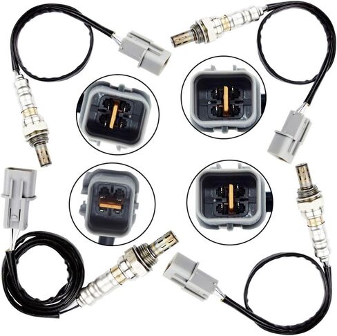 4 Oxygen Sensor for 2003 2004 2005 2006 Hyundai Santa Fe Kia Optima 2.7L Upstream + Downstream in Saudi Arabia