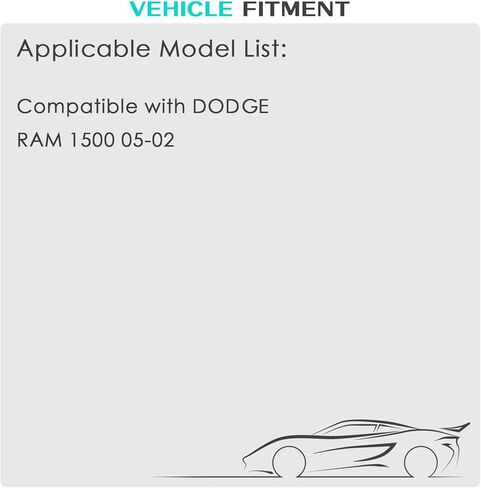2pcs Front Left and Right ABS Wheel Speed Sensor Compatible with Dodge RAM 1500 5083204AA 5083204AB ALS104 02 03 04 05 in Kuwait