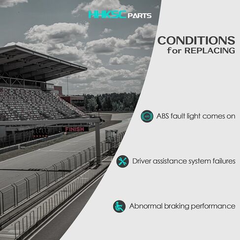 2pcs Front Left and Right ABS Wheel Speed Sensor Compatible with Dodge RAM 1500 5083204AA 5083204AB ALS104 02 03 04 05 in Kuwait