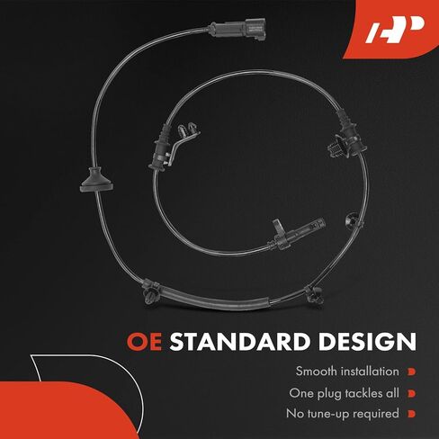 A-Premium Front ABS Wheel Speed Sensor Compatible with Buick Envision 2016 2017 2018 2019 2020, 2.0L - Front Driver or Passenger Side in Saudi Arabia