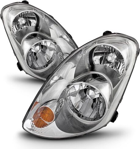 ACANII - For [HID/Xenon Model] 2005-2006 Infiniti G35 G35X Sedan Headlights Headlamps Assembly Replacement Set Left+Right in Kuwait