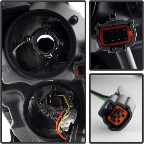 ACANII - For [HID/Xenon Model] 2005-2006 Infiniti G35 G35X Sedan Headlights Headlamps Assembly Replacement Set Left+Right in Kuwait