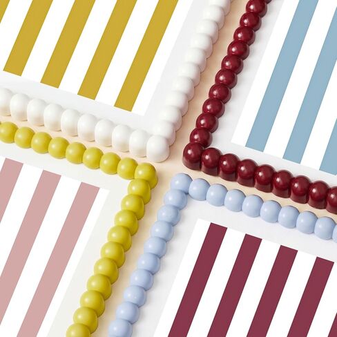 3 Pcs Beaded Picture Frames 8x10 Inch Yellow Picture Frame Maximalist Decorative Wavy Art Front Tabletop Display Wall Hanging, Gift for Home Decoration in Kuwait